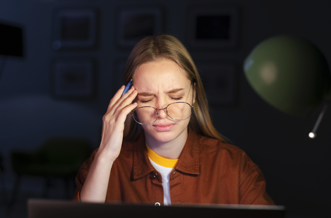 Fatigue oculaire liée au travail prolongé sur écran